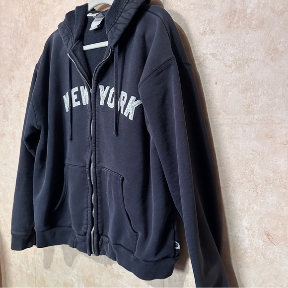 Blue Marlin Original New York Zip Up Hoodie Sweatshirt Size Large - Picture 7 of 11